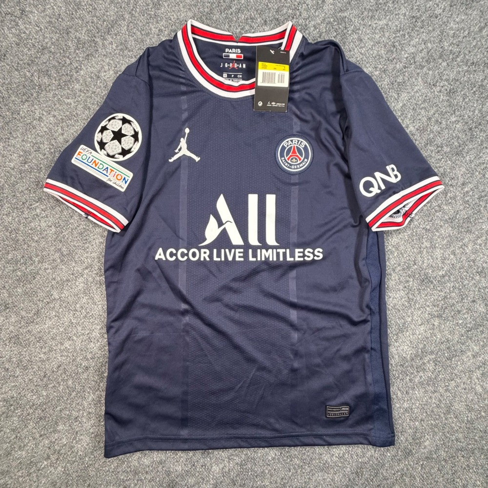 NEW Paris Saint-Germain Messi 30 Air Jordan Home Jersey Men Small 479302620 0847